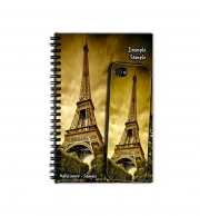 Cahier de texte Paris avec Tour Eiffel