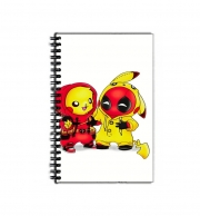 Cahier de texte Pikachu x Deadpool
