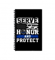 Cahier de texte Police Serve Honor Protect
