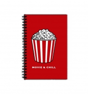 Cahier de texte Popcorn movie and chill