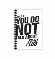 Cahier de texte Rule 1 You do not talk about Fight Club