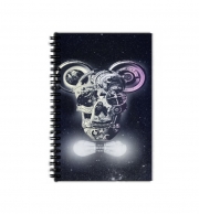 Cahier de texte Skull Mickey Mechanics in space