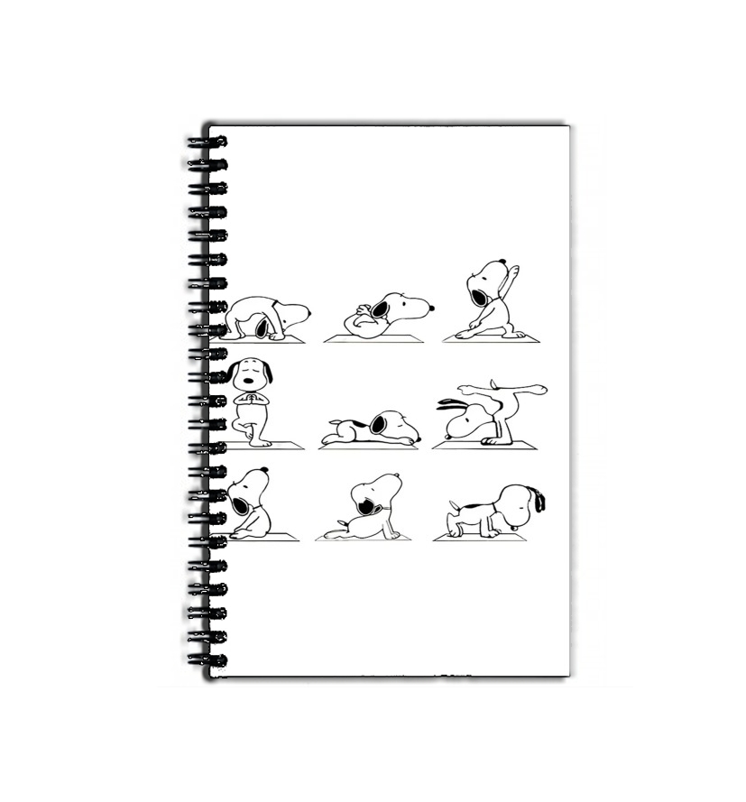 Cahier de texte Snoopy Yoga