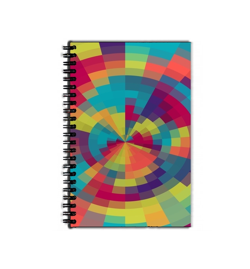 Cahier de texte Spiral of colors