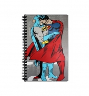 Cahier de texte Superman And Batman Kissing For Equality