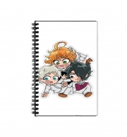 Cahier de texte The Promised Neverland - Emma, Ray, Norman Chibi