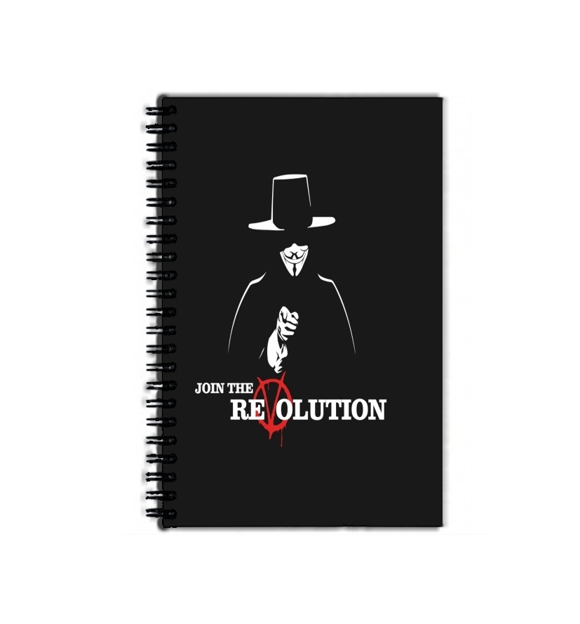 Cahier de texte V For Vendetta Join the revolution