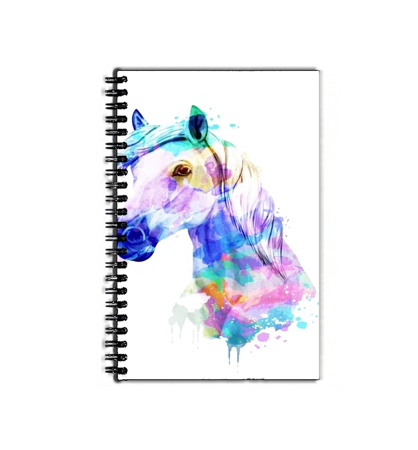 Cahier de texte watercolor horse