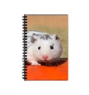 Cahier de texte Hamster dalmatien blanc tacheté de noir