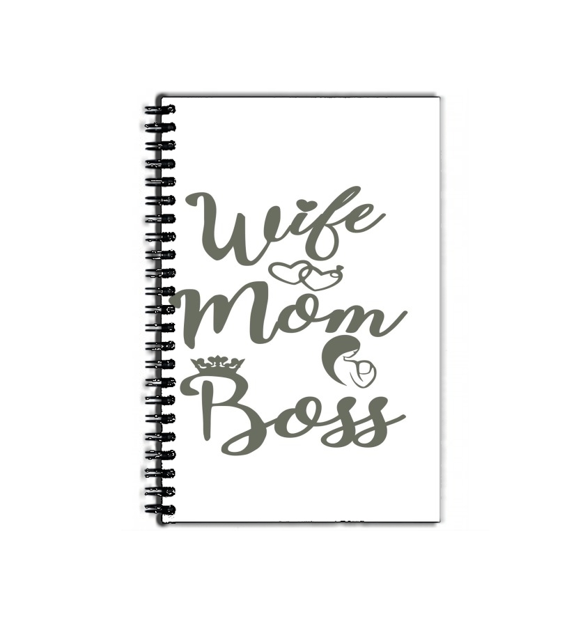 Cahier de texte Wife Mom Boss