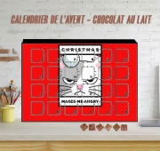 Calendrier de l'avent Christmas makes me Angry cat