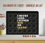 Calendrier de l'avent i never lose either i win or i learn Nelson Mandela