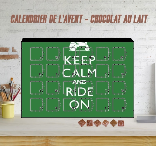 Calendrier de l'avent Keep Calm And ride on Tractor