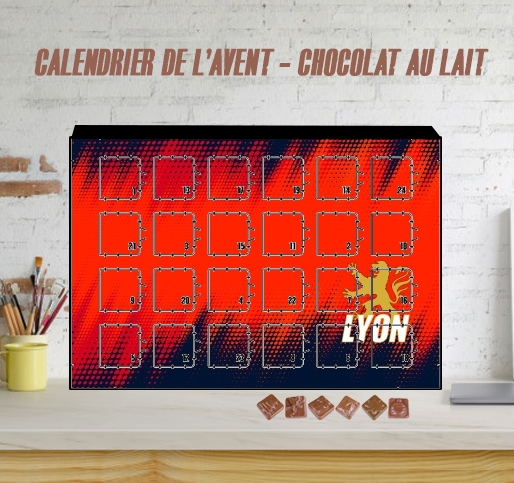 Calendrier de l'avent Lyon Maillot Football 2018