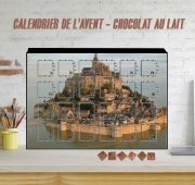 Calendrier de l'avent Mont Saint Michel PostCard