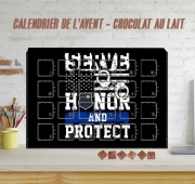 Calendrier de l'avent Police Serve Honor Protect