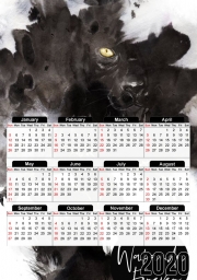 Calendrier Black Panther Abstract Art WaKanda Forever