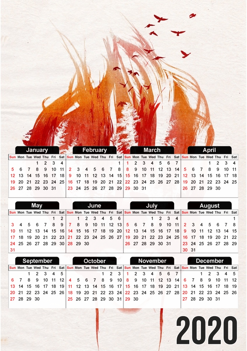 Calendrier Burning Forest