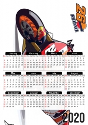 Calendrier Dani Pedrosa Moto GP Cartoon Art