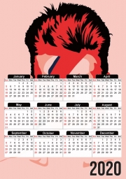 Calendrier David Bowie Minimalist Art