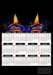 Calendrier Famous Mask