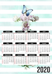 Calendrier Floral Anchor in mint