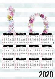 Calendrier FLORAL LOVE