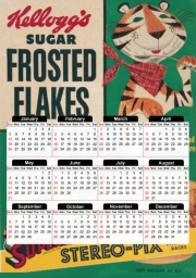 Calendrier Food Sugar Frosted