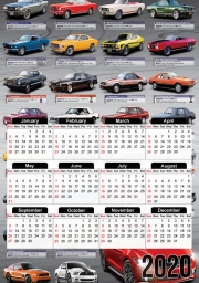 Calendrier Ford Mustang Evolution