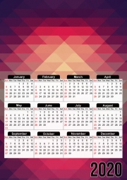 Calendrier Hipster Triangles