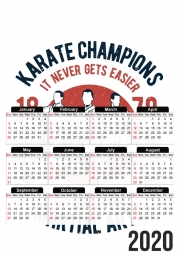 Calendrier Karate Champions Martial Arts