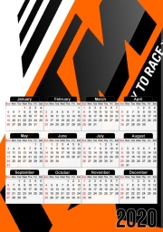 Calendrier KTM Racing Orange And Black