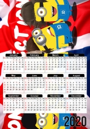 Calendrier Minions mashup One Direction 1D