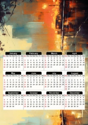 Calendrier Painting Abstract V6