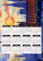 Calendrier Painting Abstract V8