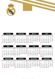 Calendrier Real Madrid Maillot Football