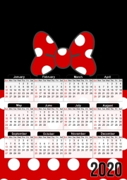 Calendrier Red And Black Point Mouse