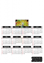 Calendrier Skull Couleur Flashy