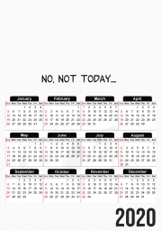 Calendrier Snoopy No Not Today