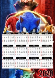 Calendrier Sonic 2 Tails x knuckles