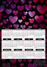 Calendrier Space Hearts