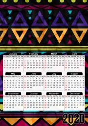 Calendrier Sweet Triangle Pattern