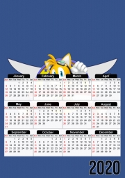 Calendrier Tails the fox Sonic