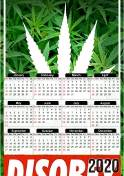 Calendrier Weed Cannabis Disobey