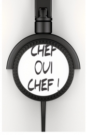 Casque Audio Chef Oui Chef humour