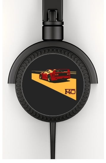 Casque Audio Ferrari F40 Art Fan
