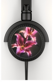 Casque Audio Painting Pink Stargazer Lily
