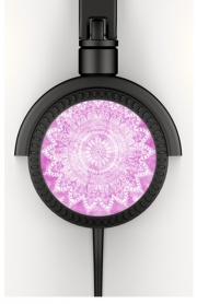 Casque Audio Pink Bohemian Boho Mandala