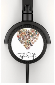 Casque Audio Taylor Swift Love Fan Collage signature