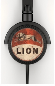 Casque Audio Vintage Gas Station Lion